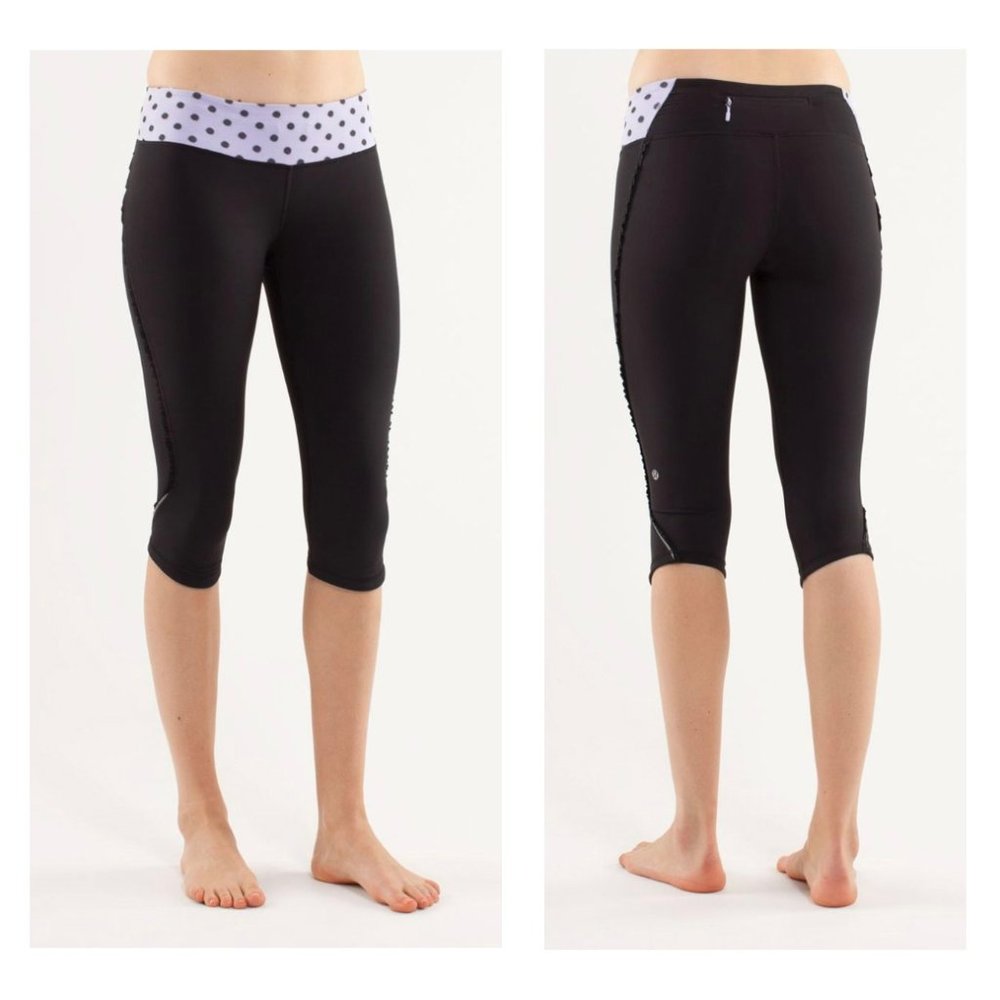 Lululemon Run: Fast And Free Crop Black